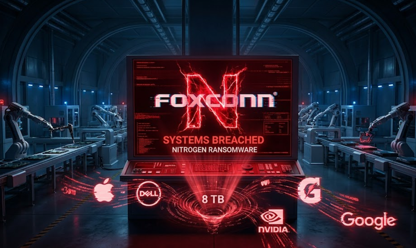 Tedarik Zincirinin Kalbine Darbe: Foxconn''u Vuran "Nitrogen" Fidye Yazılımı Saldırısı ve Üretim Sektörünün Siber Krizi